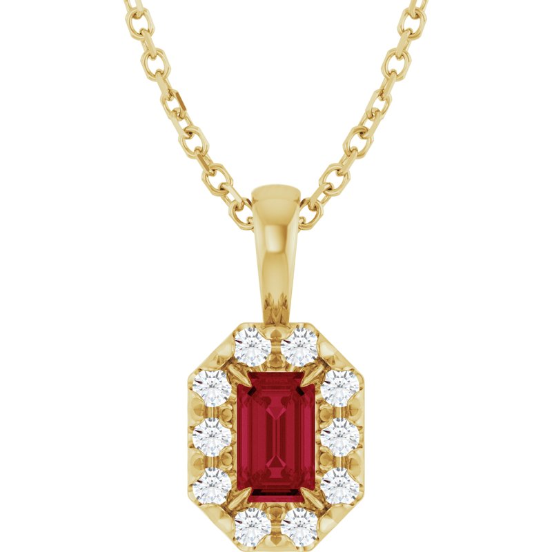 Halo-Style Necklace or Pendant — Natural