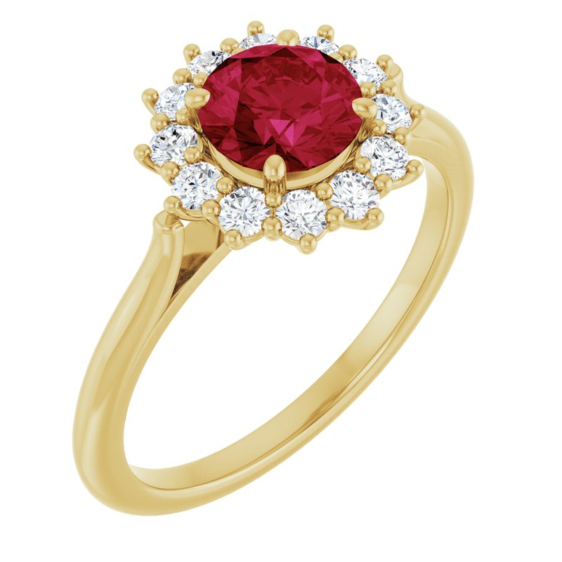 Halo-Style Ring — Diamond