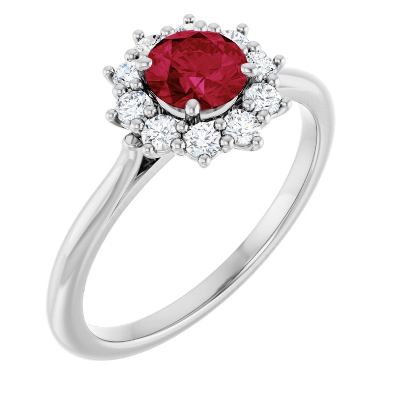 Halo-Style Ring — Diamond