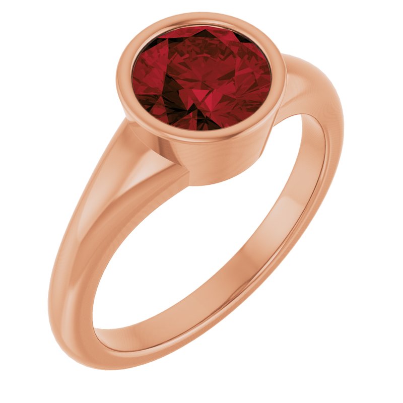 Bezel-Set Solitaire Ring No. 4