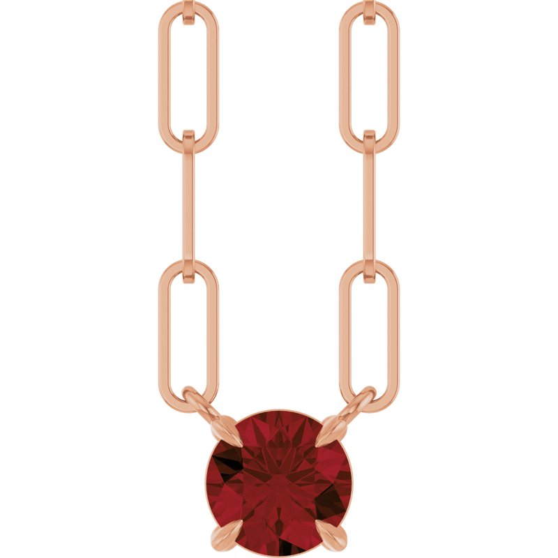 Solitaire Claw-Prong Necklace