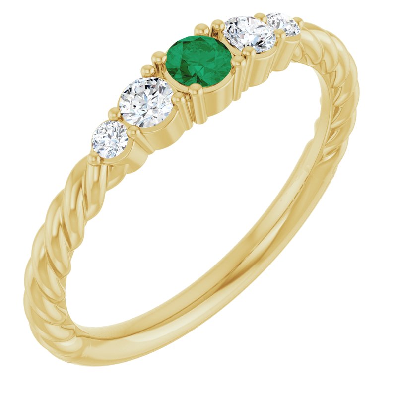 1/6 ctw Diamond Stackable Family Ring