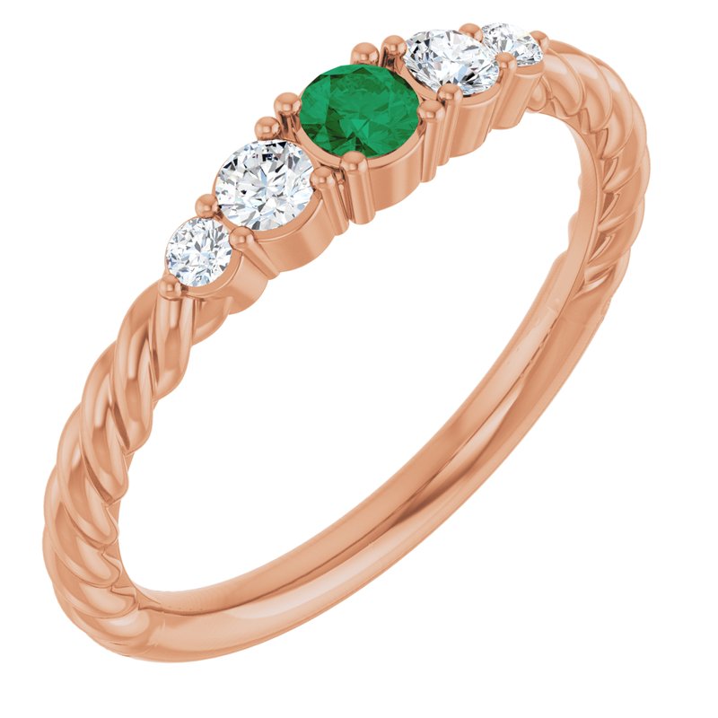1/6 ctw Diamond Stackable Family Ring
