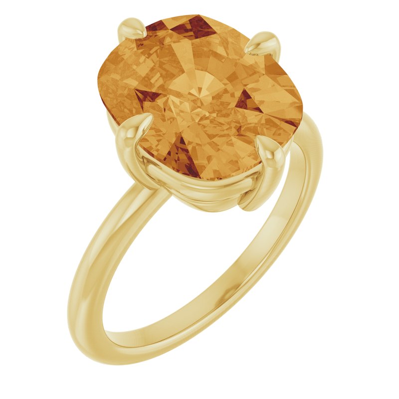 Claw-Prong Solitaire Ring