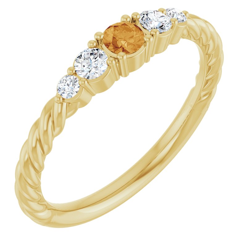 1/6 ctw Diamond Stackable Family Ring