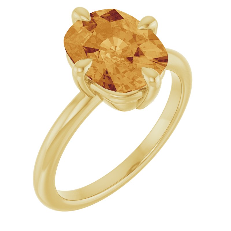 Claw-Prong Solitaire Ring