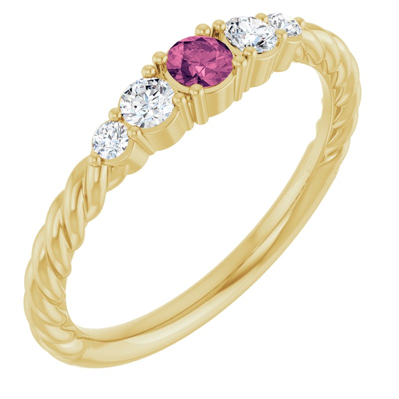 1/6 ctw Diamond Stackable Family Ring