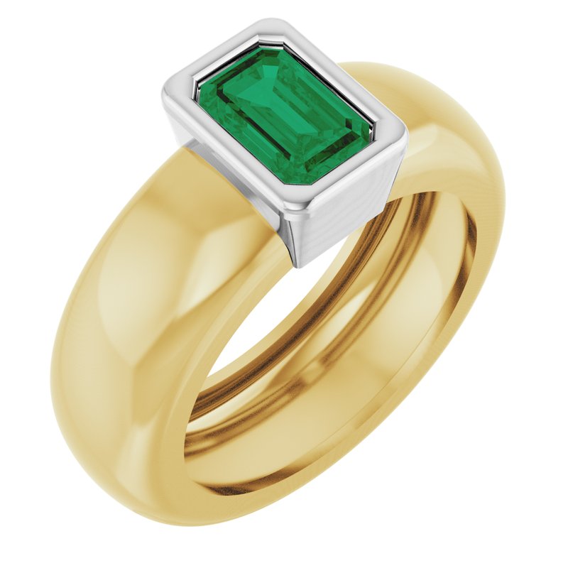 Bezel-Set Lightweight Solitaire Ring