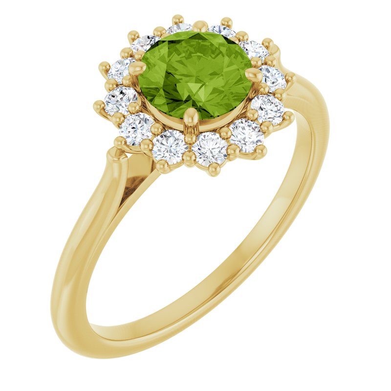 Halo-Style Ring — Diamond