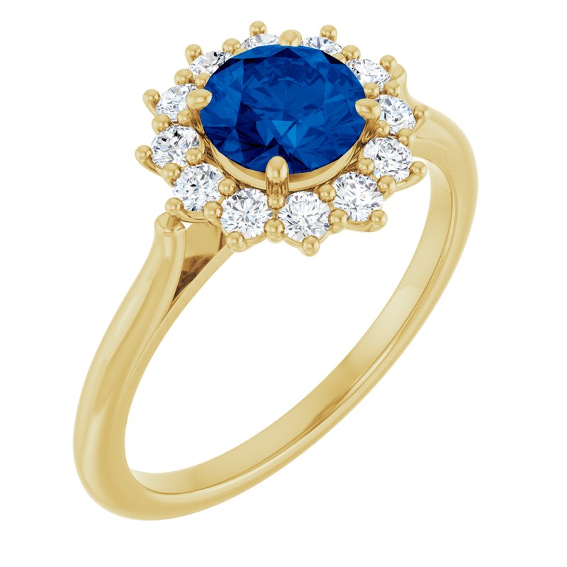 Halo-Style Ring — Diamond