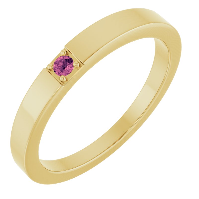 Engravable Family Stackable Ring