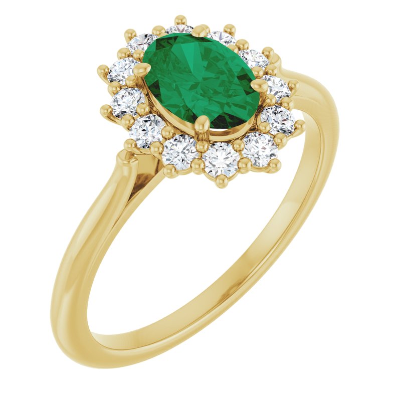 Halo-Style Ring — Diamond