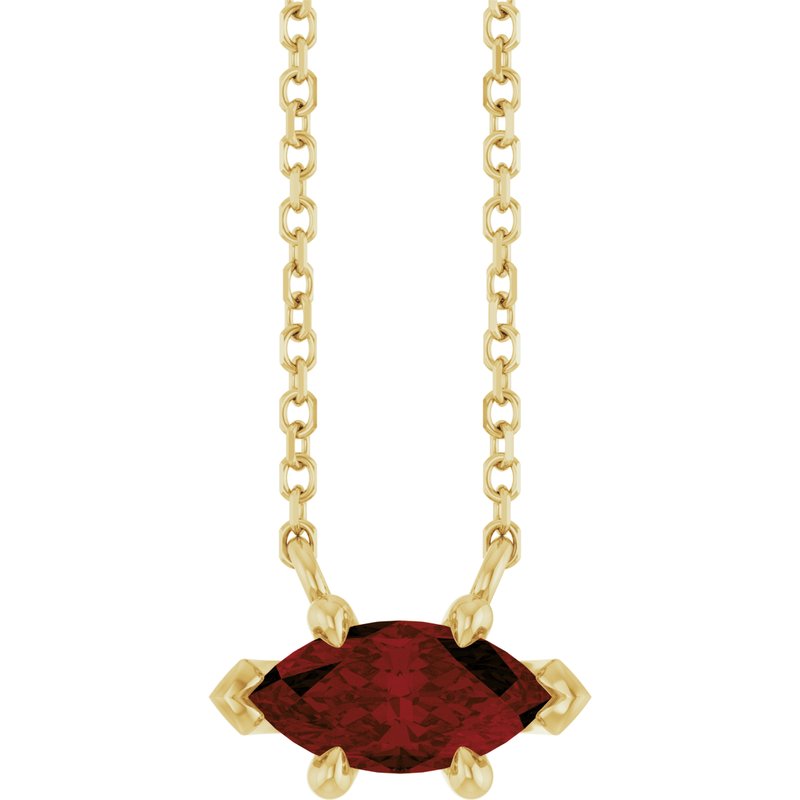 Solitaire Necklace — 18"