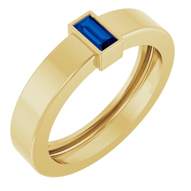 Lightweight Bezel-Set Solitaire Ring
