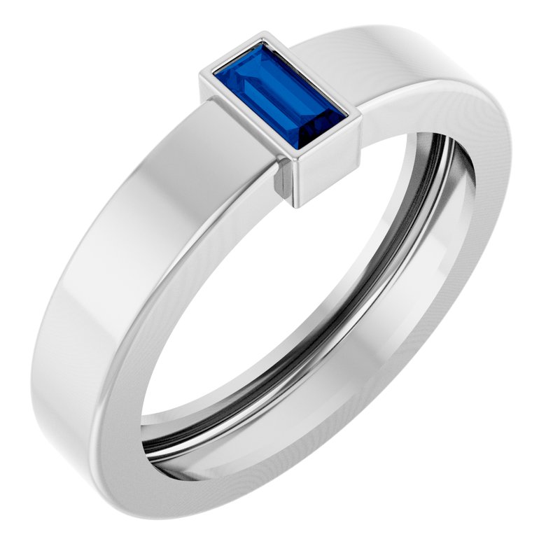 Lightweight Bezel-Set Solitaire Ring