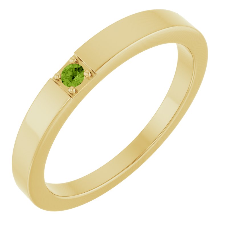 Engravable Family Stackable Ring