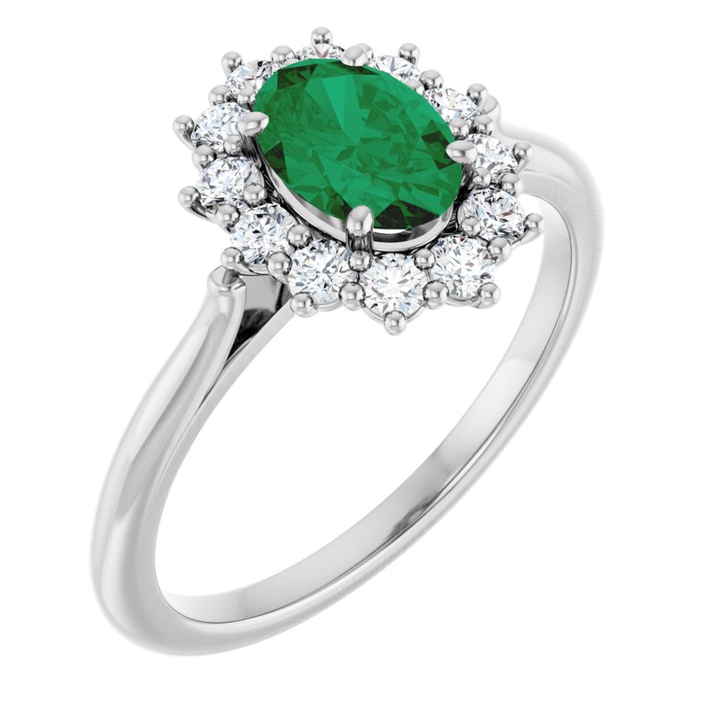 Halo-Style Ring — Diamond
