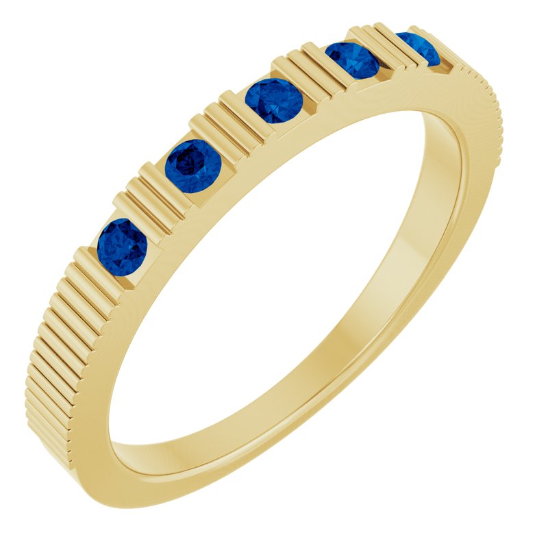 Birthstone Stackable Ring No. 2