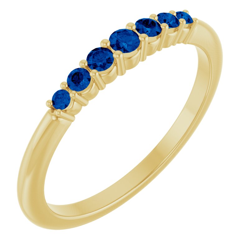 Accented Stackable Ring No. 2
