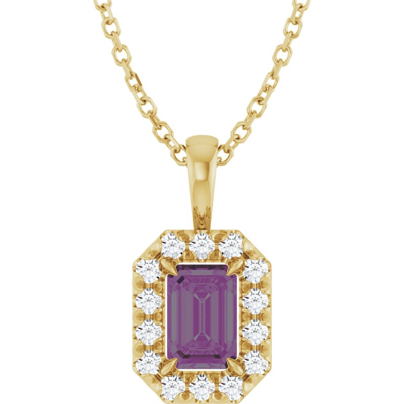 Halo-Style Necklace or Pendant — Natural