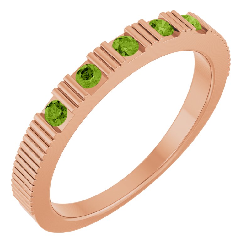 Birthstone Stackable Ring No. 2