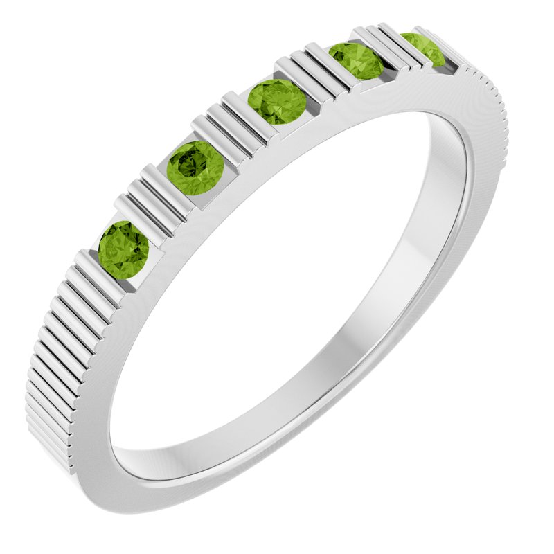 Birthstone Stackable Ring No. 2