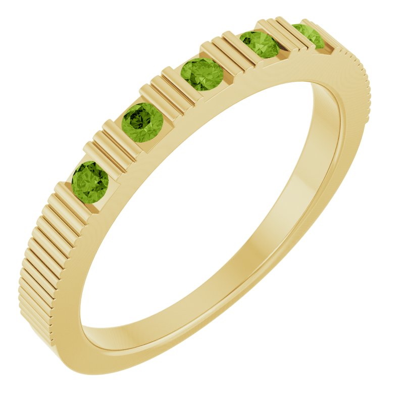 Birthstone Stackable Ring No. 2