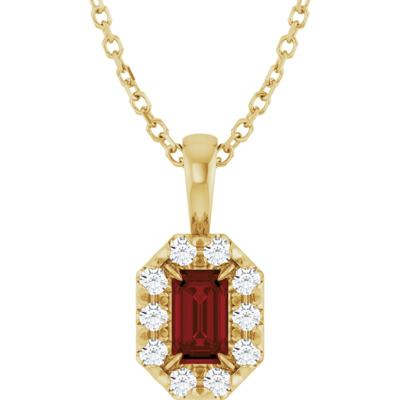 Halo-Style Necklace or Pendant — Natural