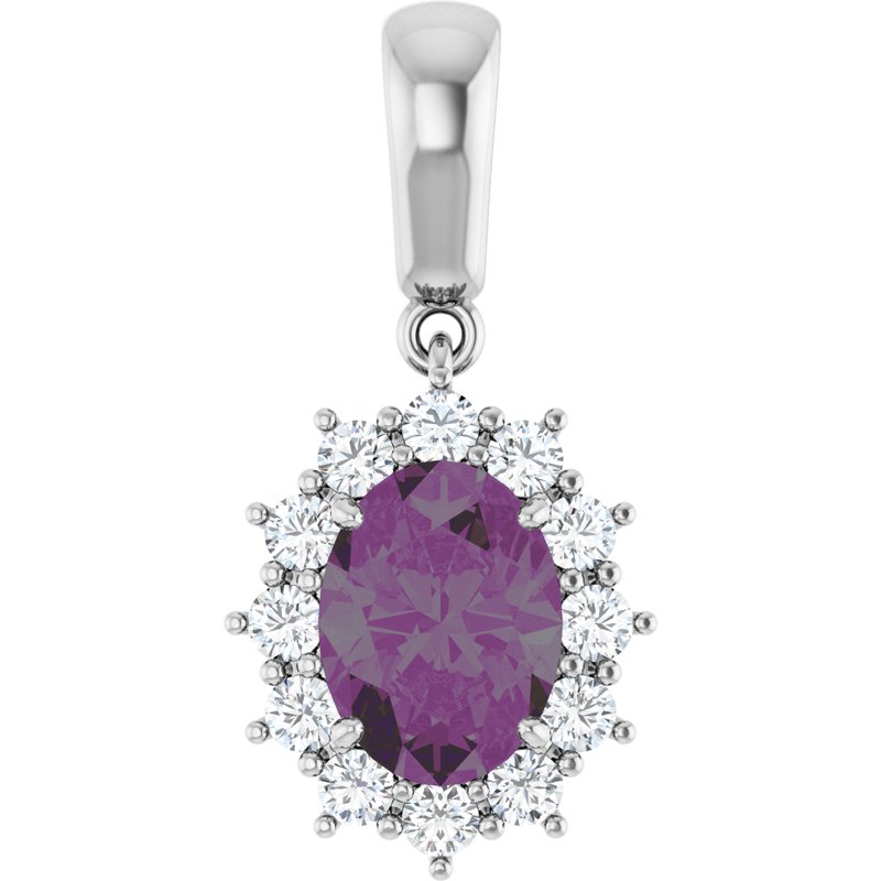 Halo-Style Necklace or Pendant