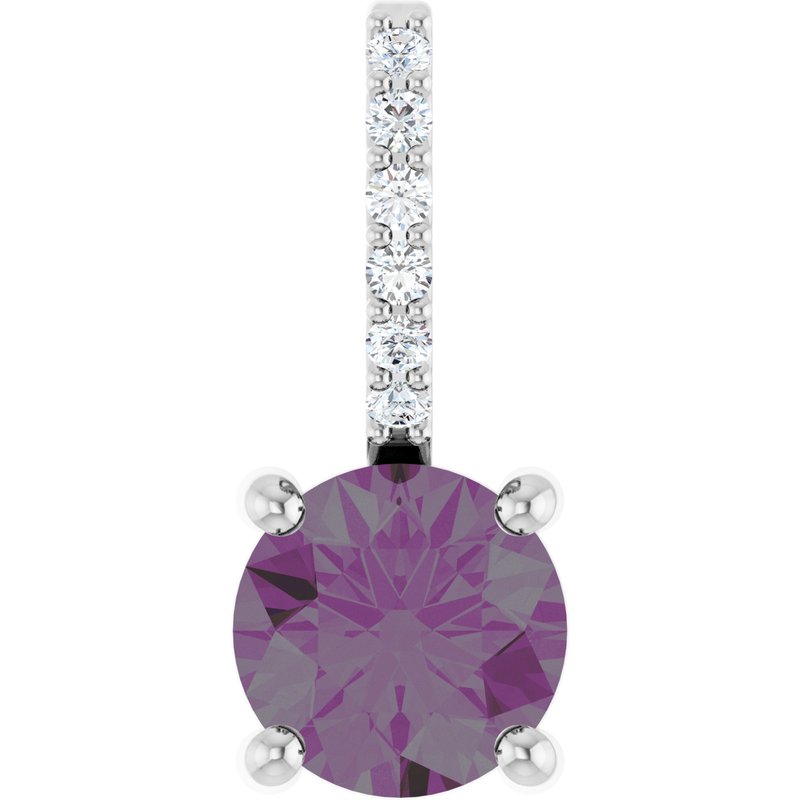 Accented Charm/Pendant — Diamond