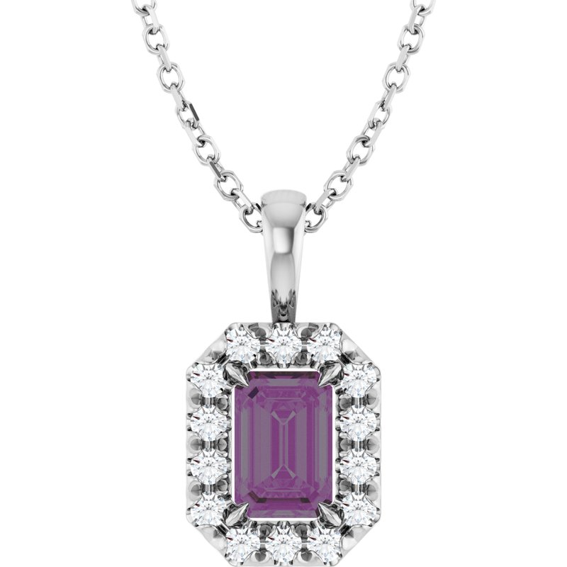 Halo-Style Necklace or Pendant — Natural