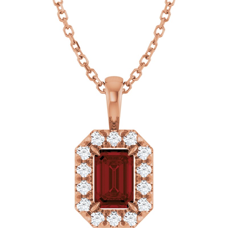 Halo-Style Necklace or Pendant — Natural