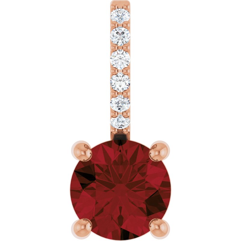 Accented Charm/Pendant — Diamond