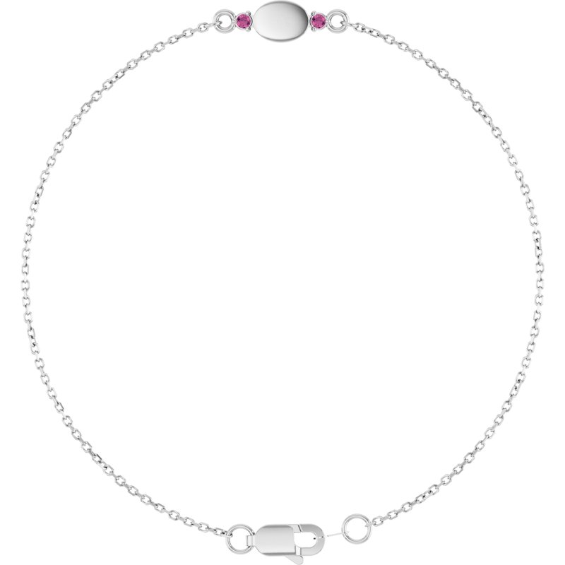 Engravable Accented Bracelet