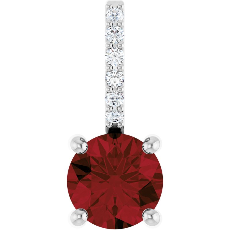 Accented Charm/Pendant — Diamond