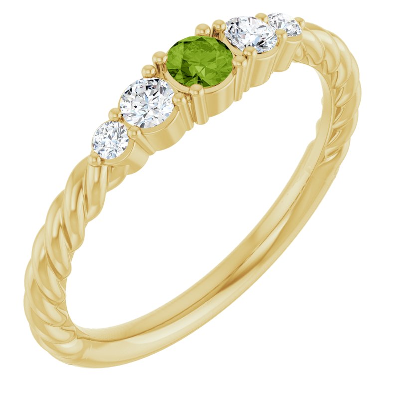 1/6 ctw Diamond Stackable Family Ring