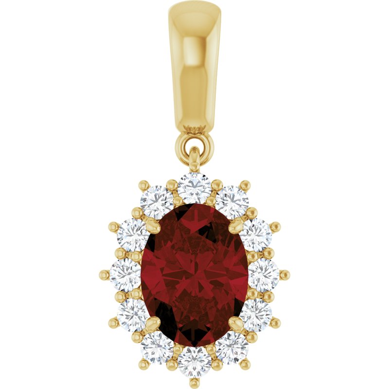 Halo-Style Necklace or Pendant