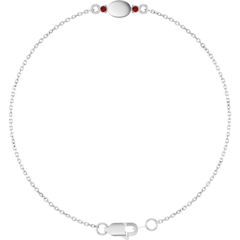 Engravable Accented Bracelet