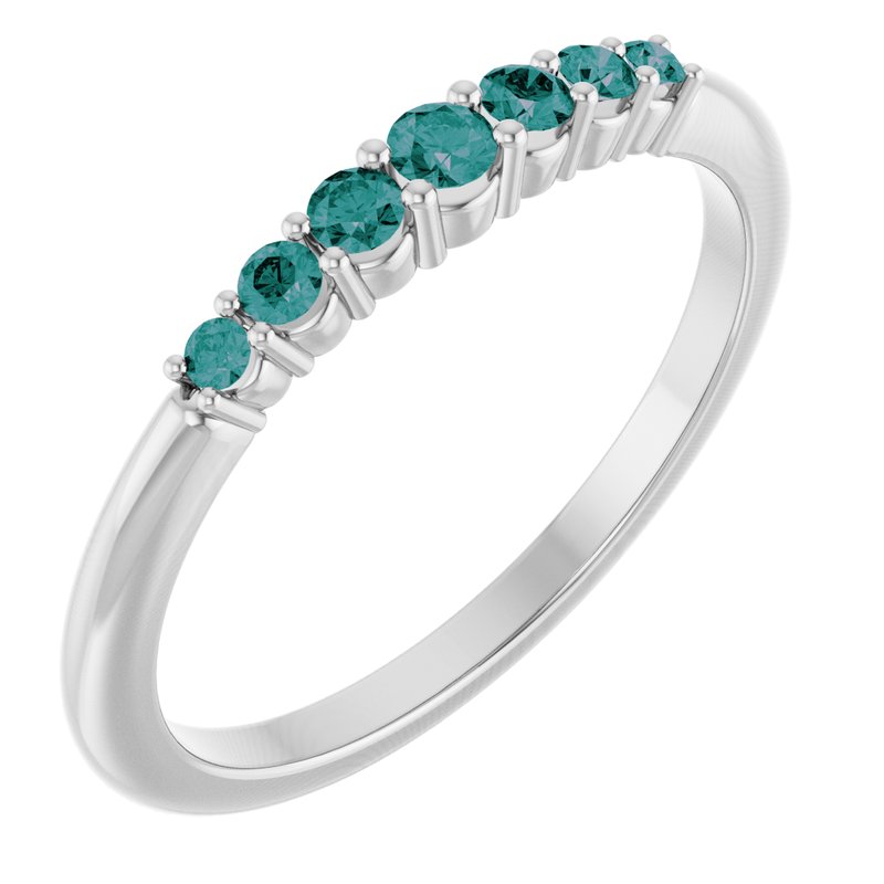 Accented Stackable Ring No. 2