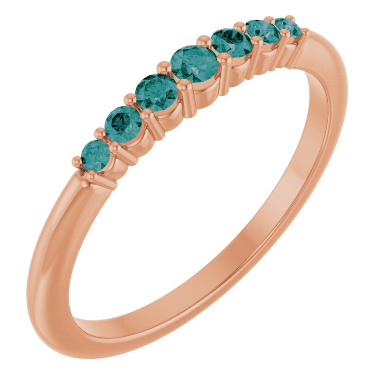 Accented Stackable Ring No. 2