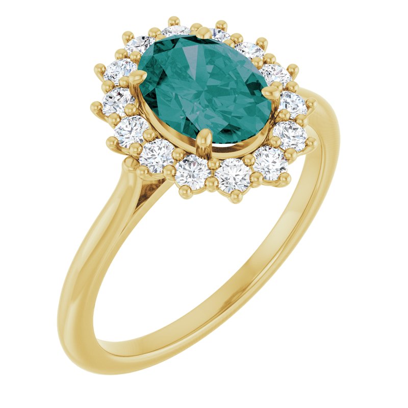 Halo-Style Ring — Diamond