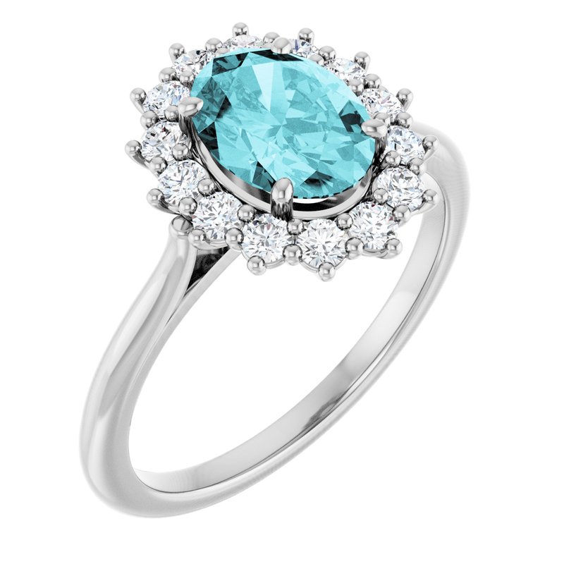 Halo-Style Ring — Diamond