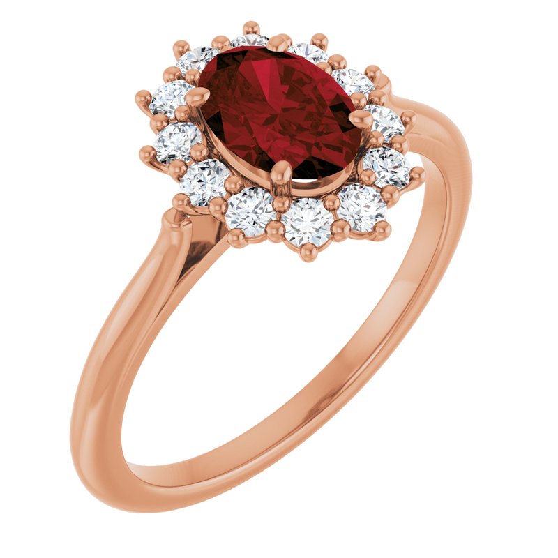 Halo-Style Ring — Diamond