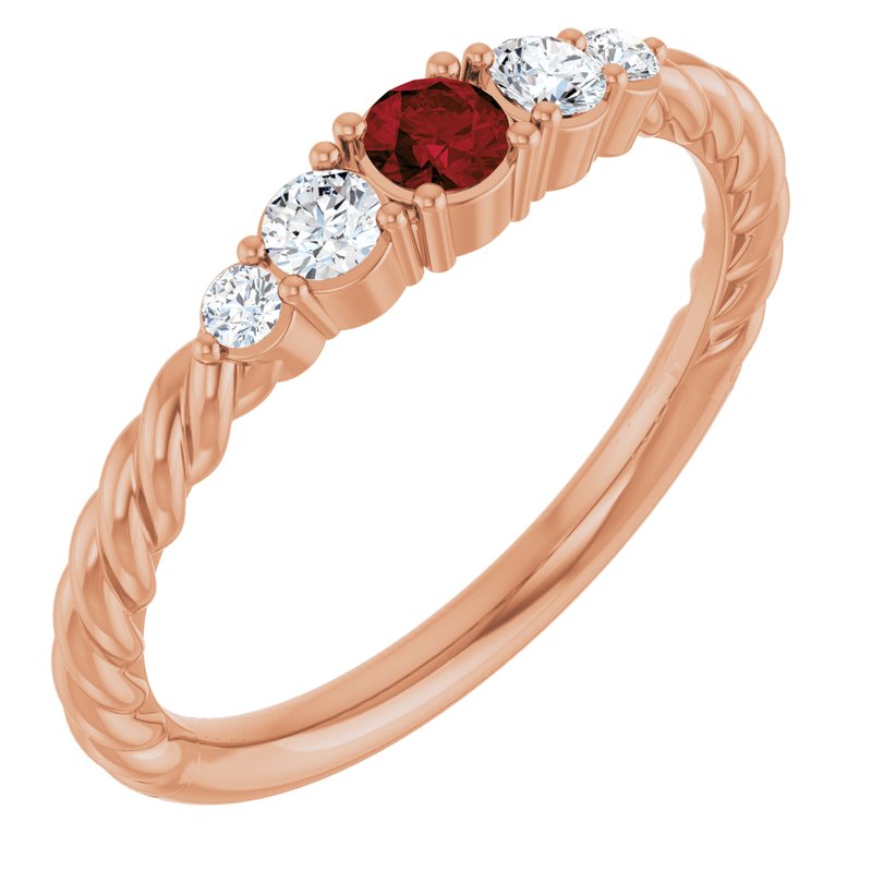 1/6 ctw Diamond Stackable Family Ring