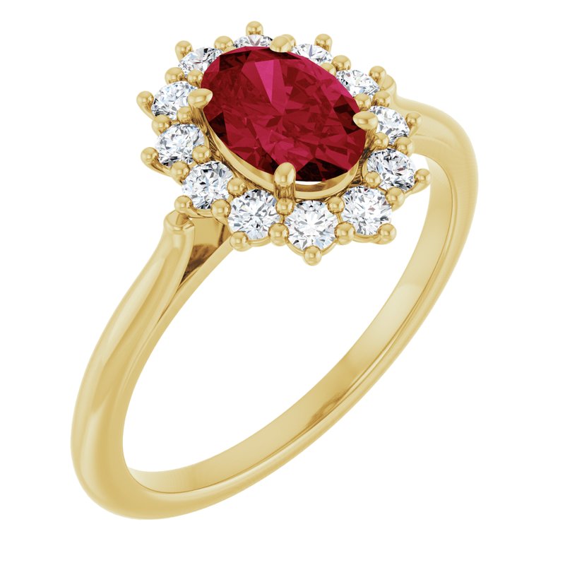 Halo-Style Ring — Diamond