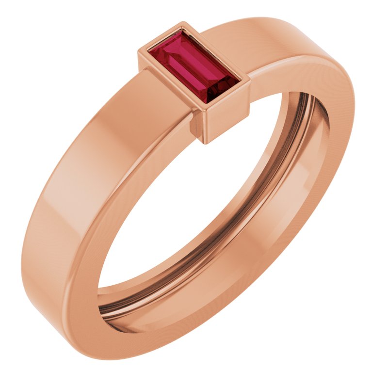 Lightweight Bezel-Set Solitaire Ring