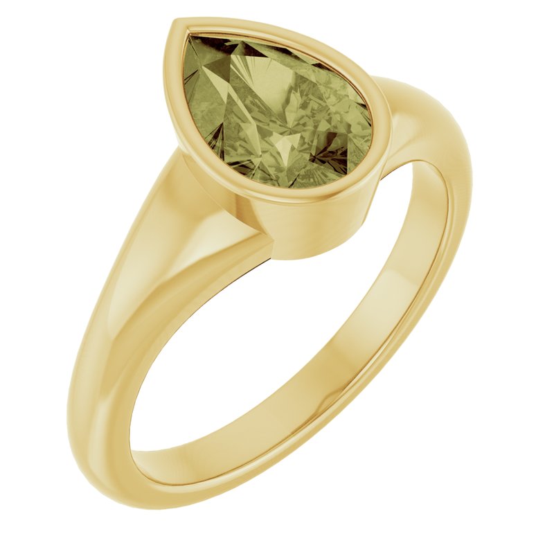 Bezel-Set Solitaire Ring No. 4