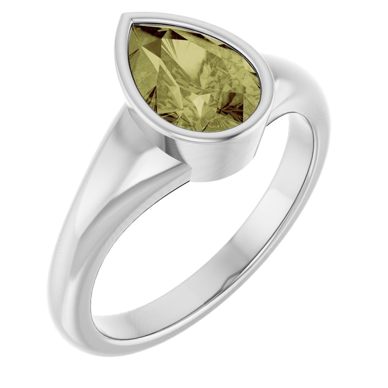 Bezel-Set Solitaire Ring No. 4