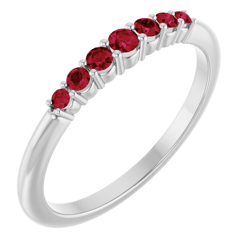 Accented Stackable Ring No. 2