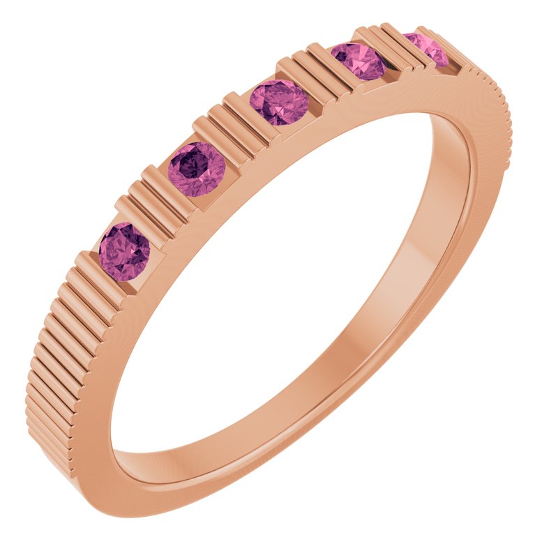 Birthstone Stackable Ring No. 2